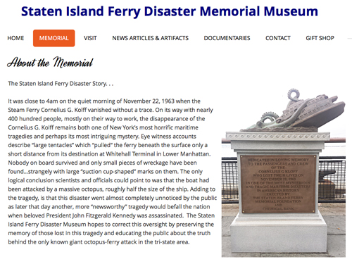 Staten Island Ferry Disaster Museum