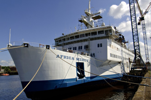 Africa Mercy in port
