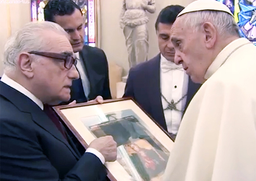Martin Scorsese and Pope Francis
