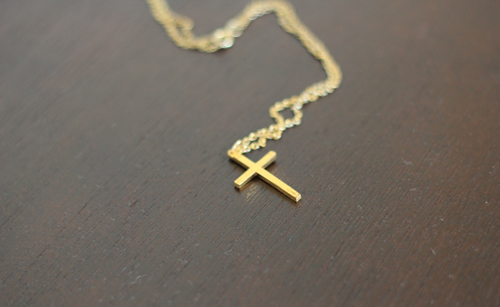Cross on a chain