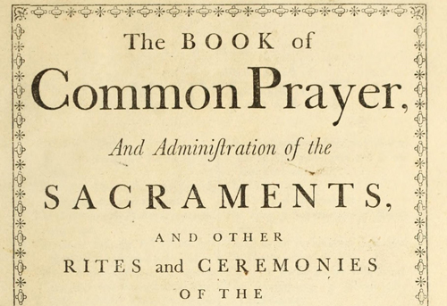 Book of Common Prayer header