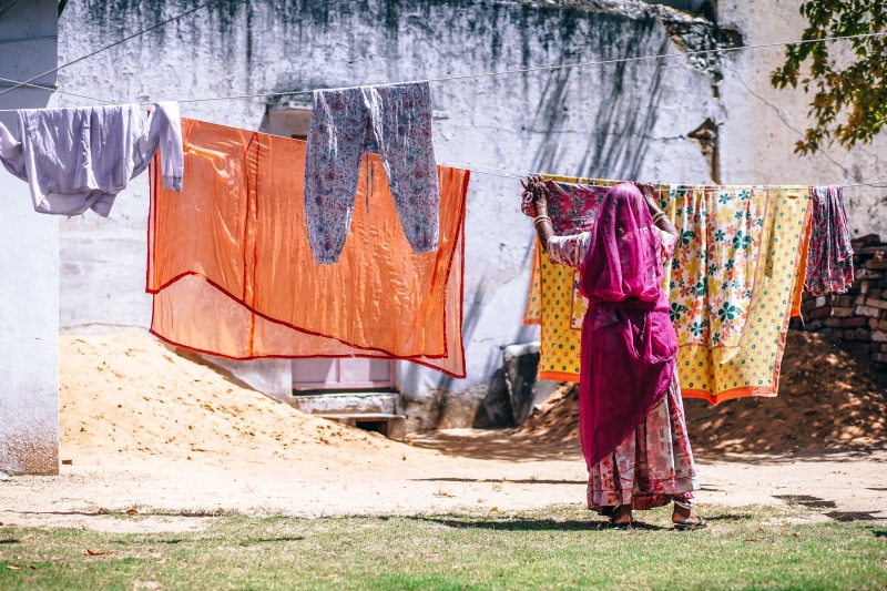 Washing in India
