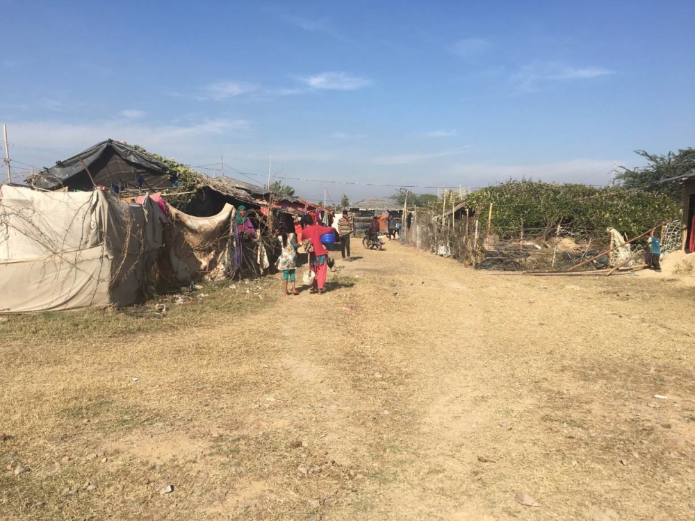 Rohingya camp in India