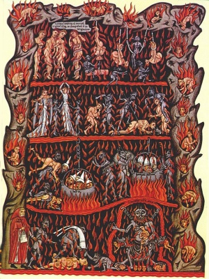 Depiction of hell