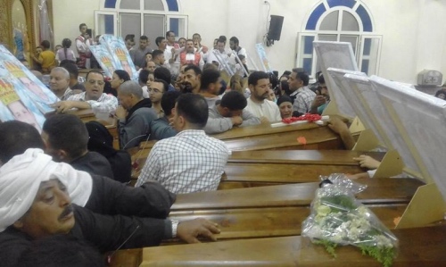 Copts receive bodies