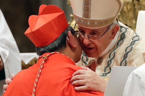 Pope Francis and Cardinal