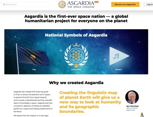 Asgardia website