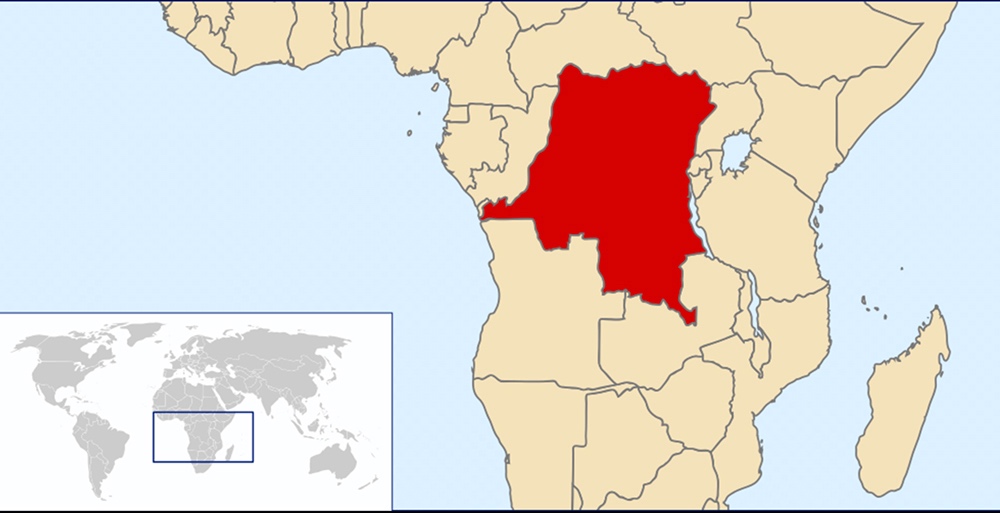 Ebola DRC Map