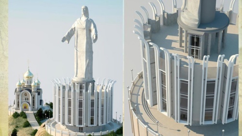 Russia Jesus statue2