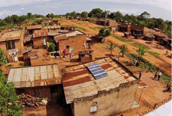 Solar panels in Uganda
