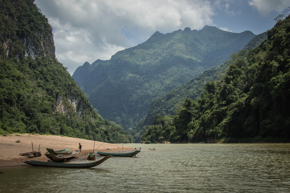 Canoes Laos