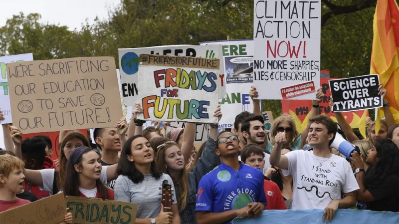 Climate youth protest