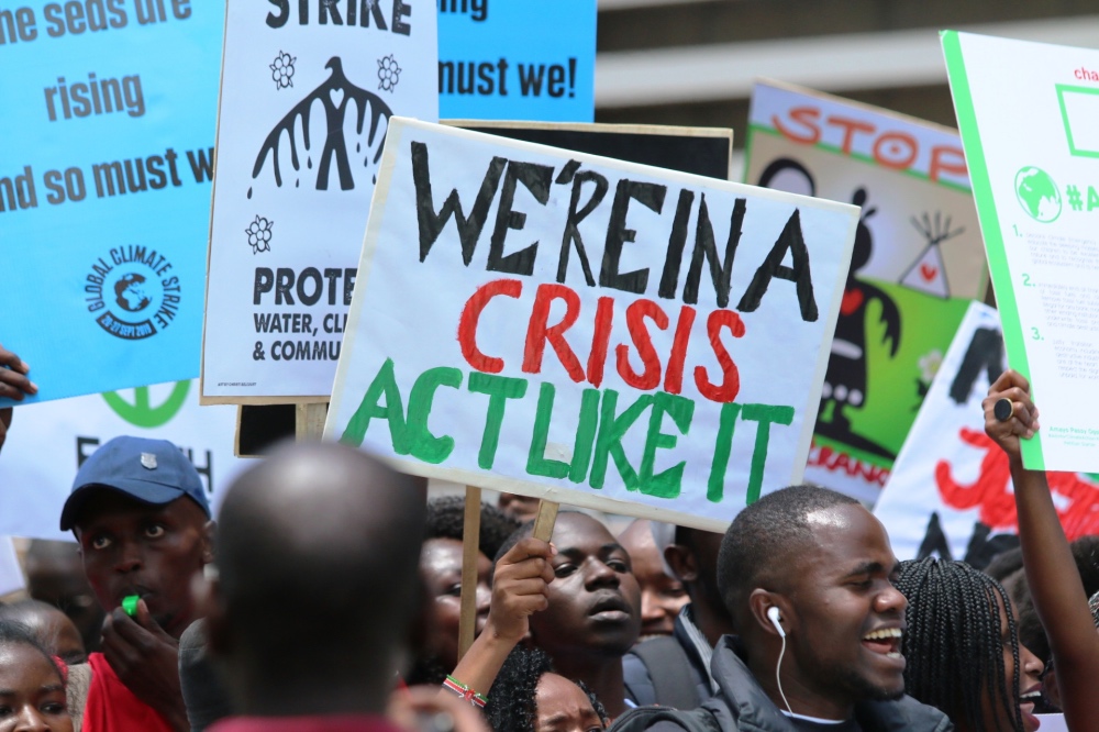 Climate protests Kenya