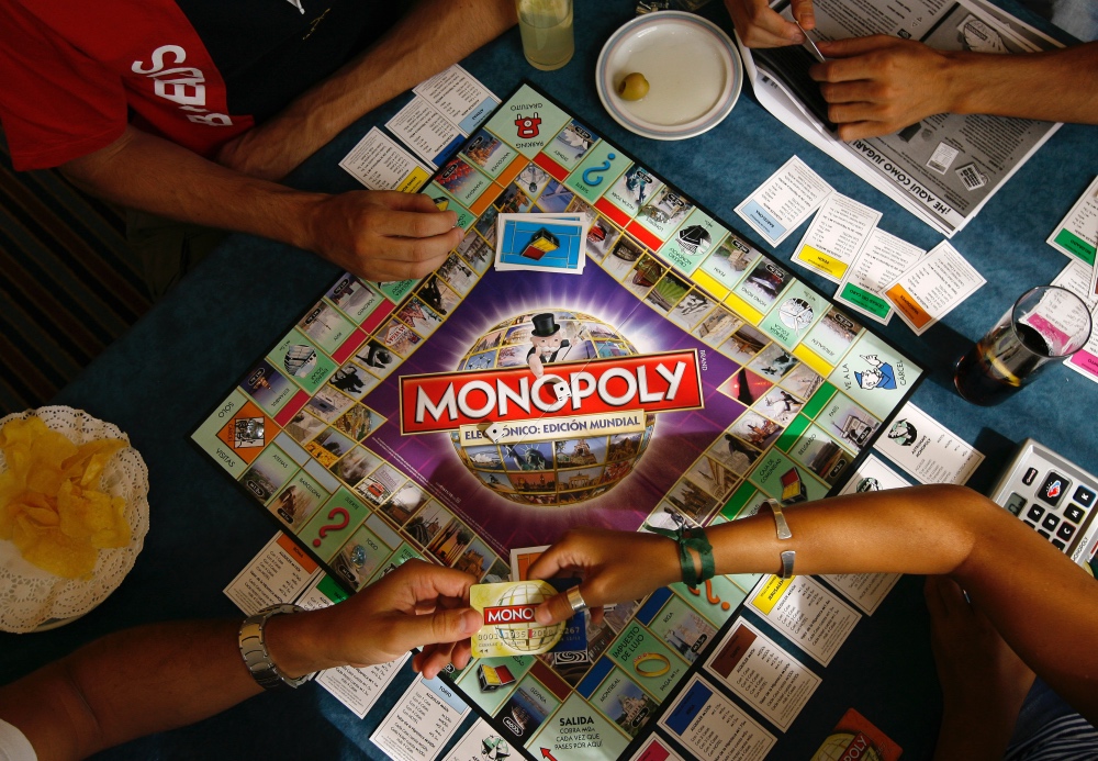 Monopoly playing