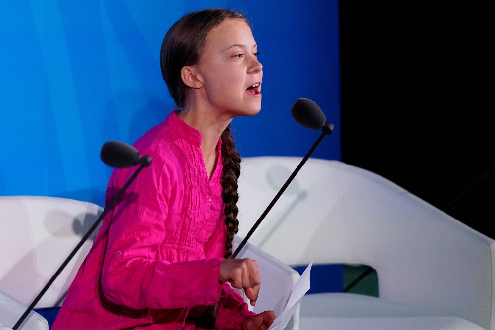 Un climate summit Greta Thunberg