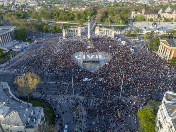 Central European University protest