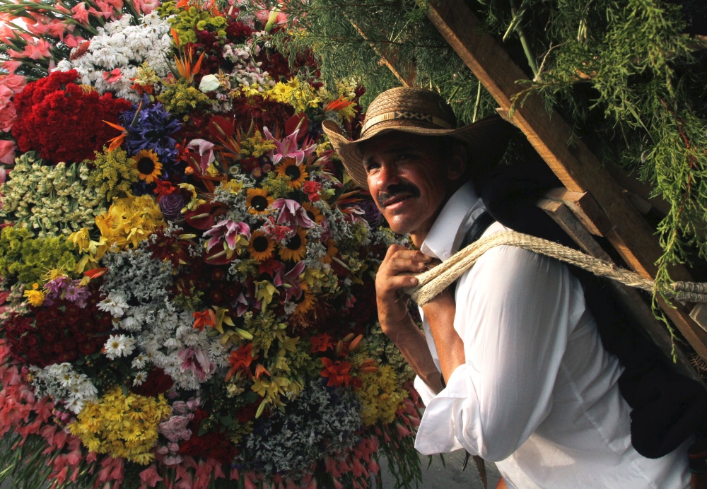 Colombia Flower seller