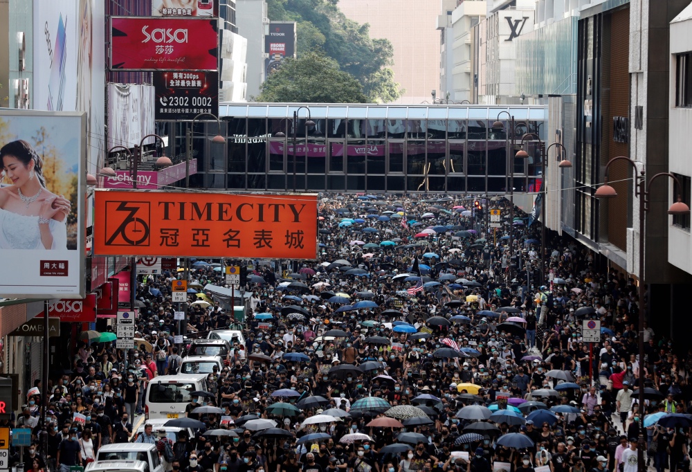 Hong Kong Sunday protests2