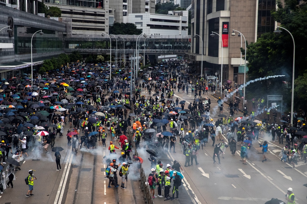 Hong Kong protests Wan Chai