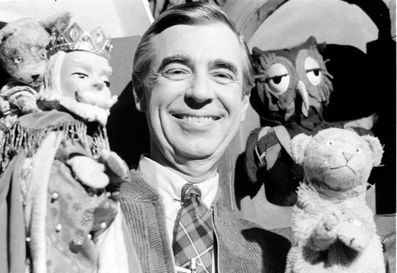 Mister Rogers and puppets