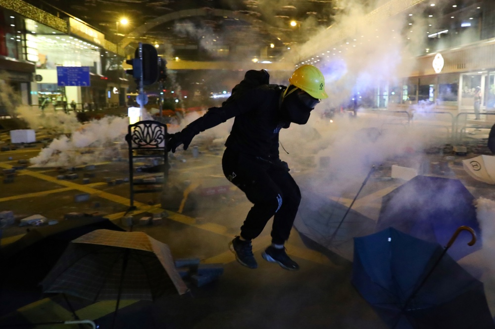 Hong Kong Tear gas