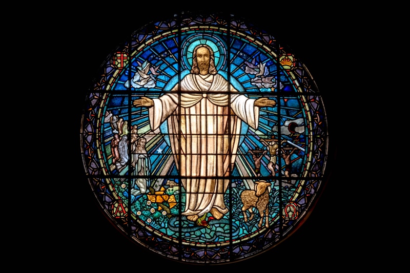 Jesus church window