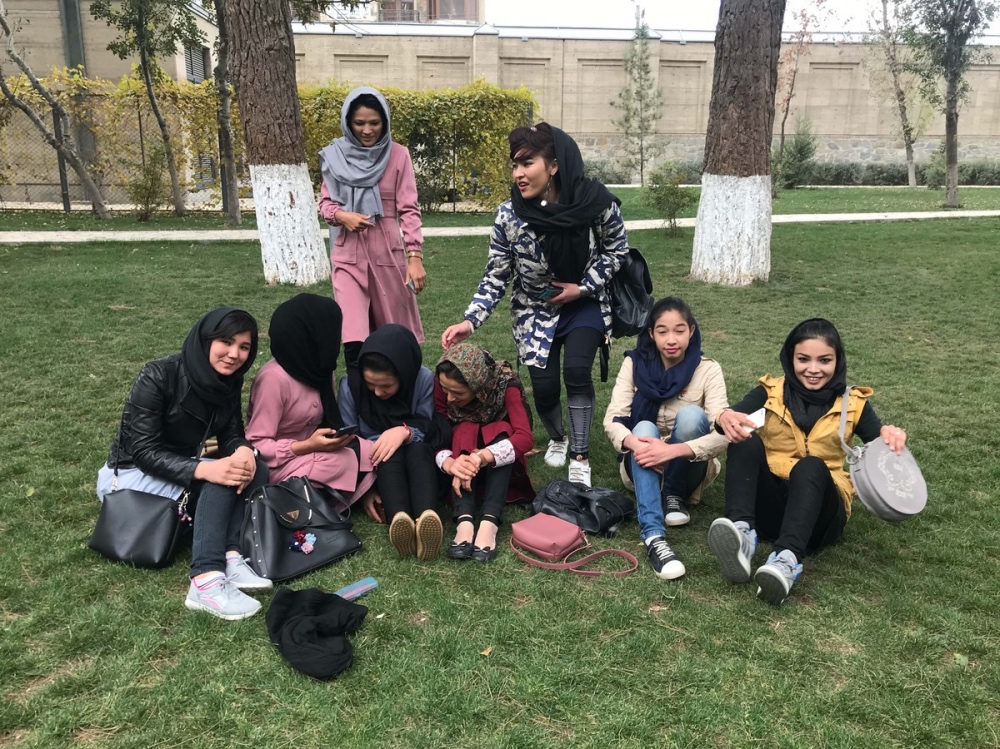 Kabul women and parks