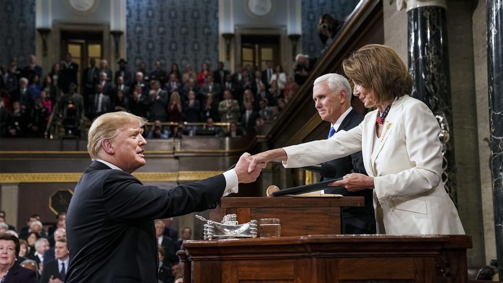Trump and Pelosi State of the Union