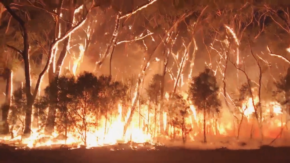 Australia bushfires Newnes Plateau