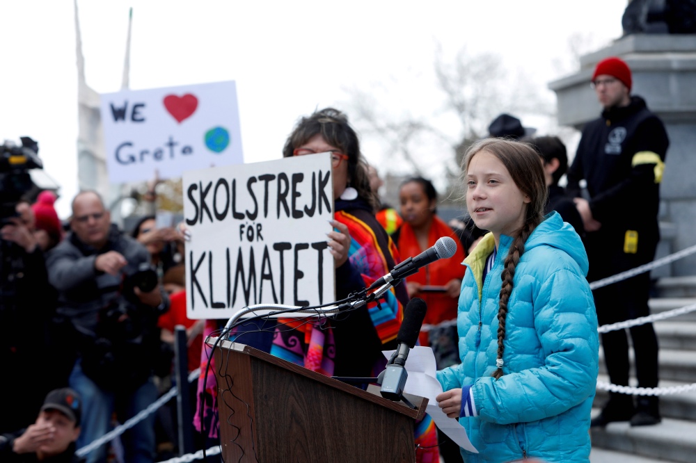 Greta Thunberg Canada protest