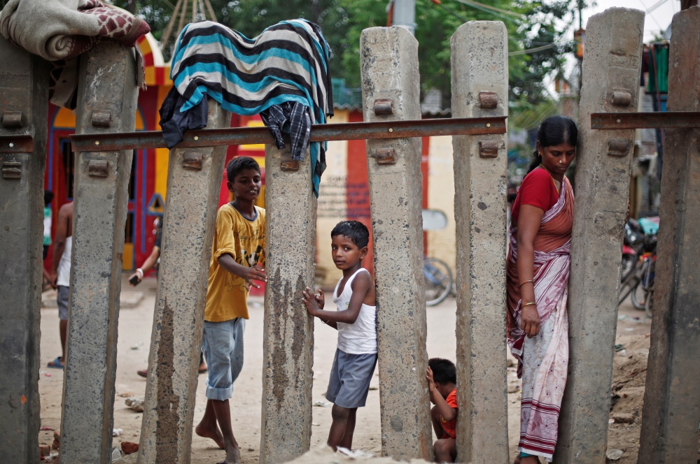 India children playing