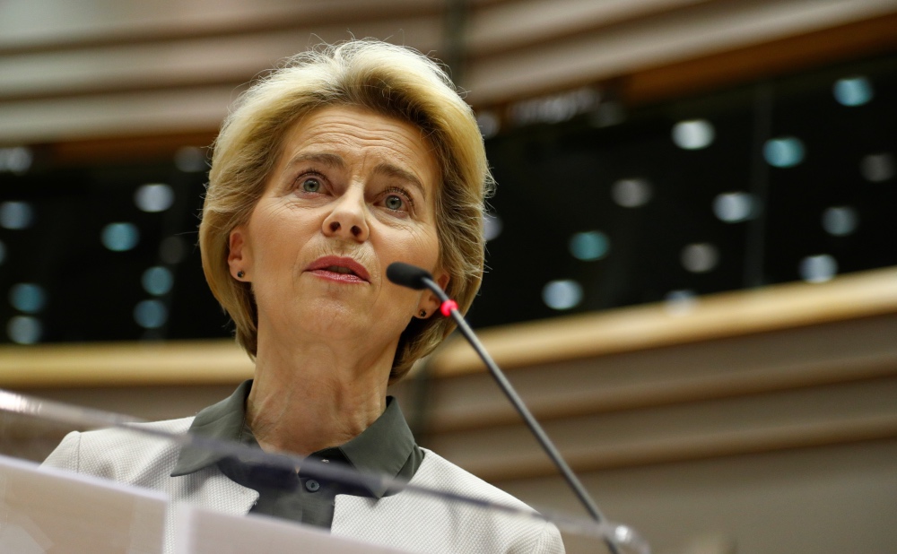 Ursula von der Leyen at EU Parliament
