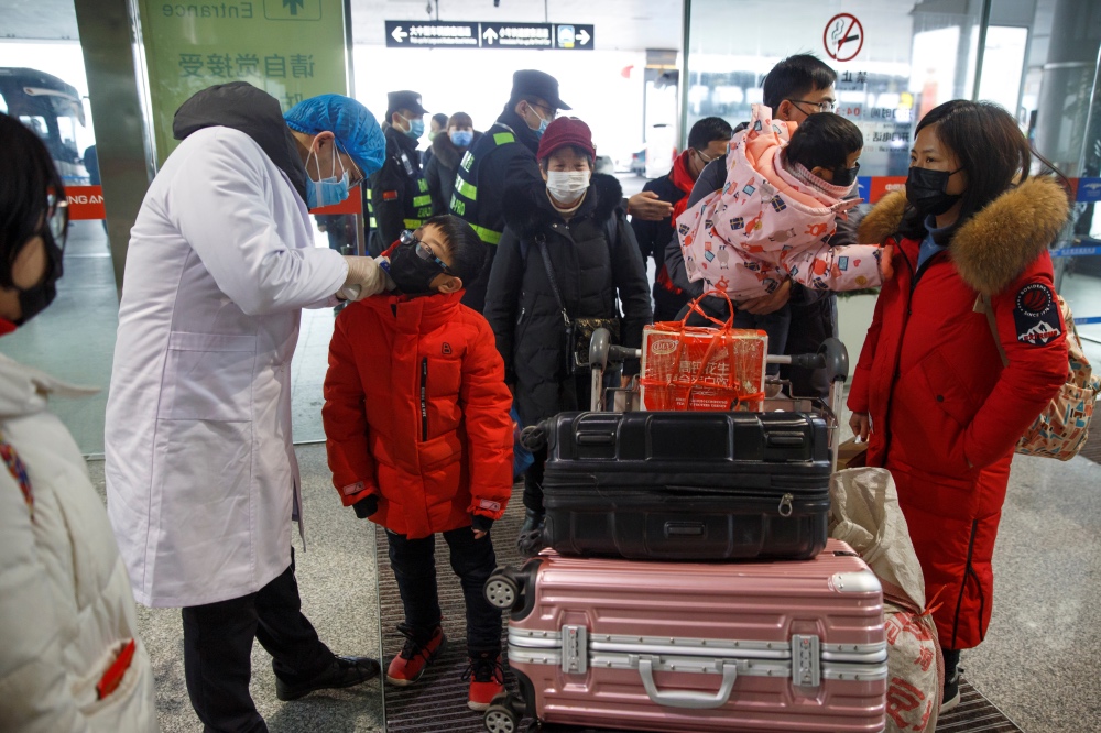 Coronavirus China travellers
