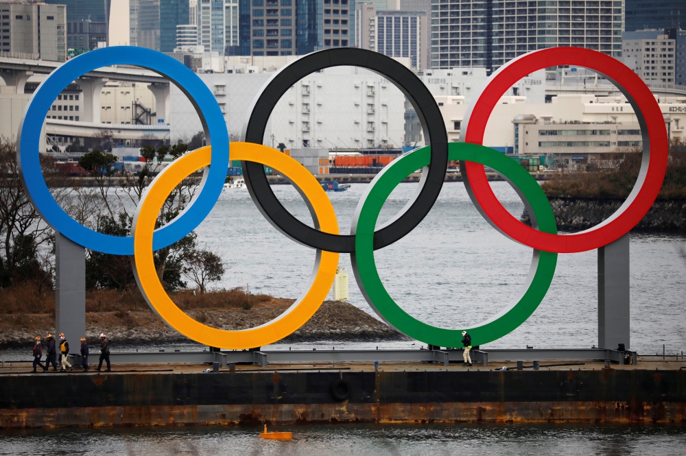 Olympic rings Japan