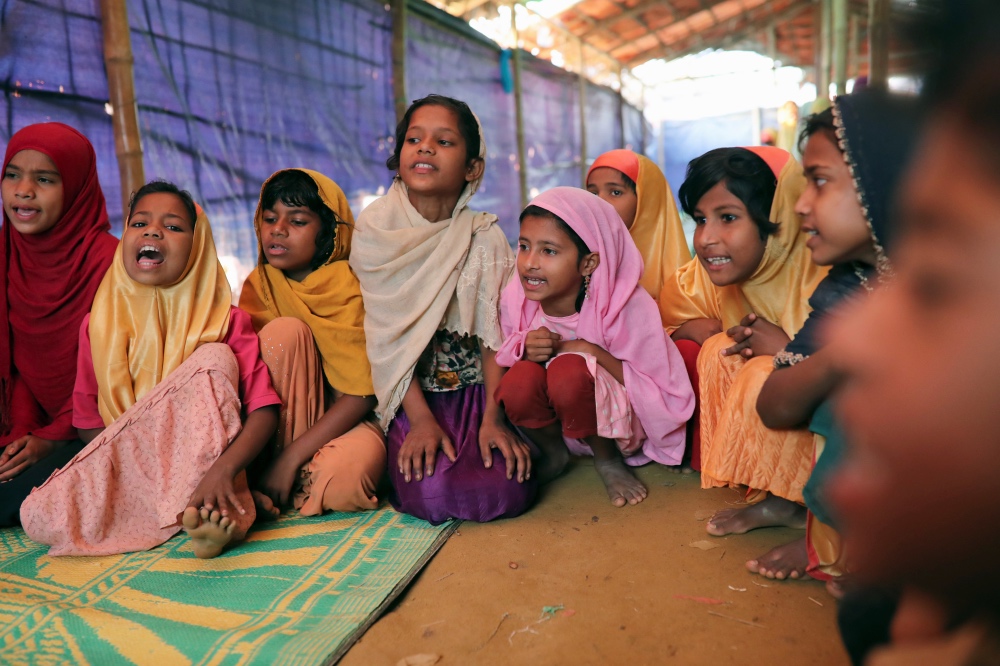 Rohingya students Bangladesh