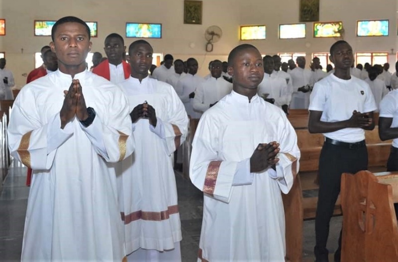 Seminarians at The Good Shepherd Catholic Major Seminary in Kaduna
