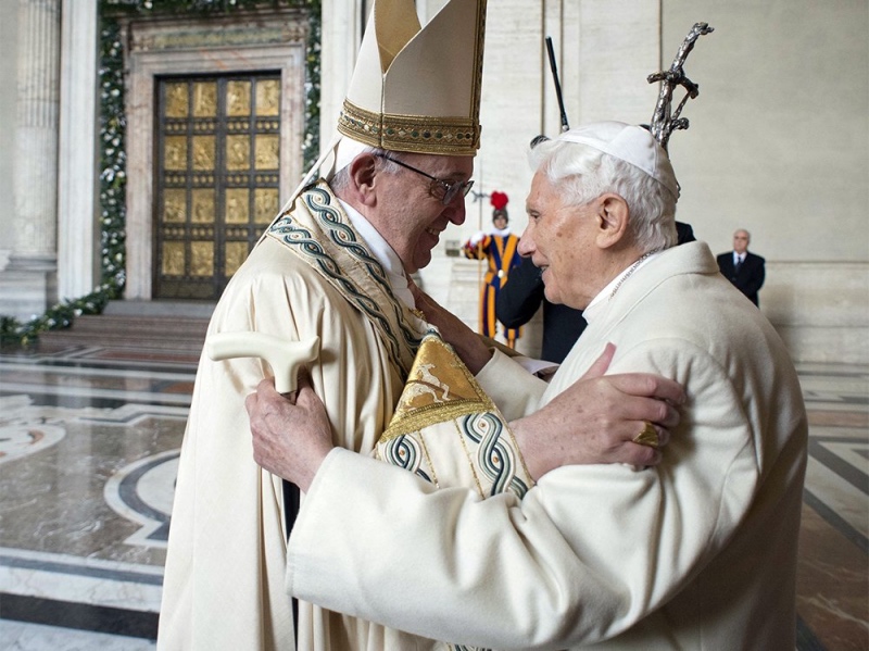 Two Popes Benedict and Francis