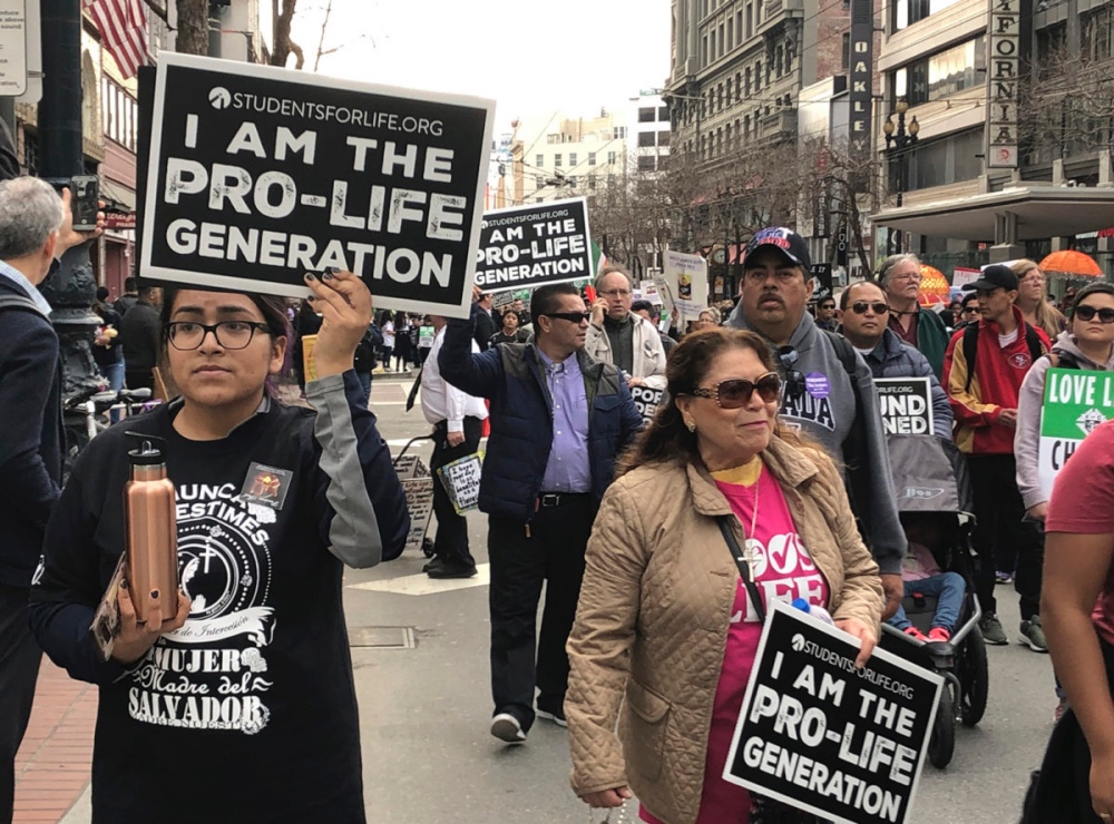 Abortion protest San Francisco