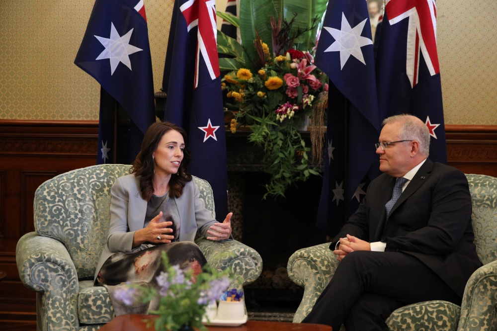 Ardern and Morrison