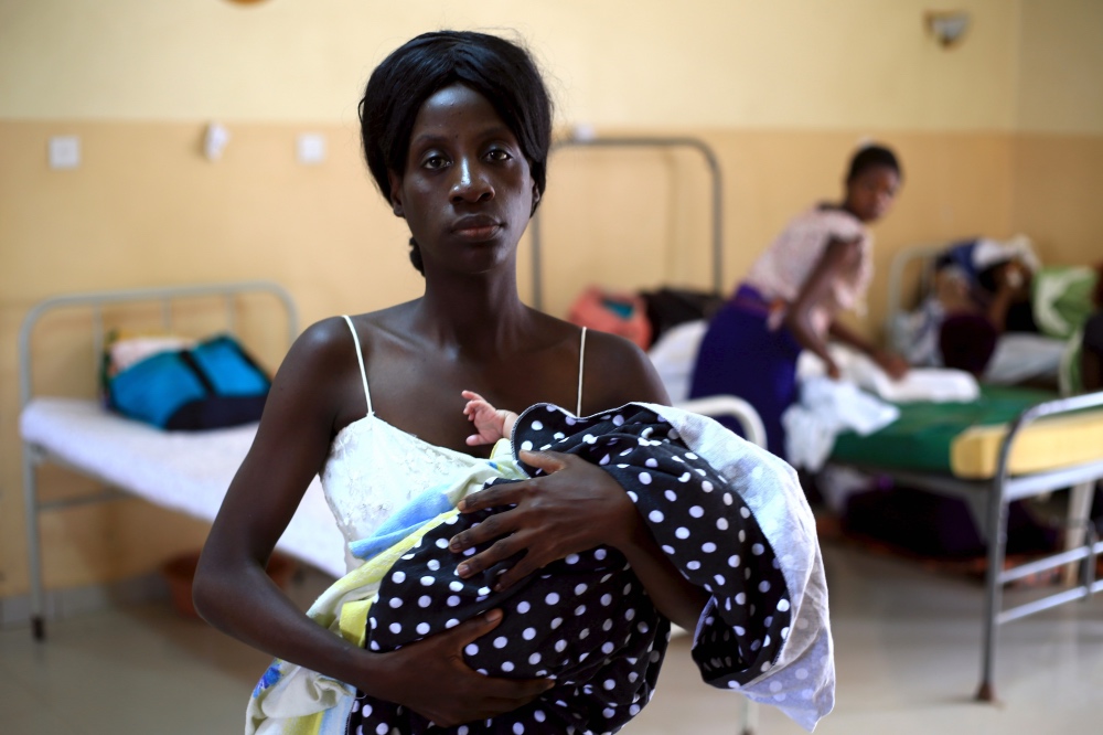 Uganda mother and baby