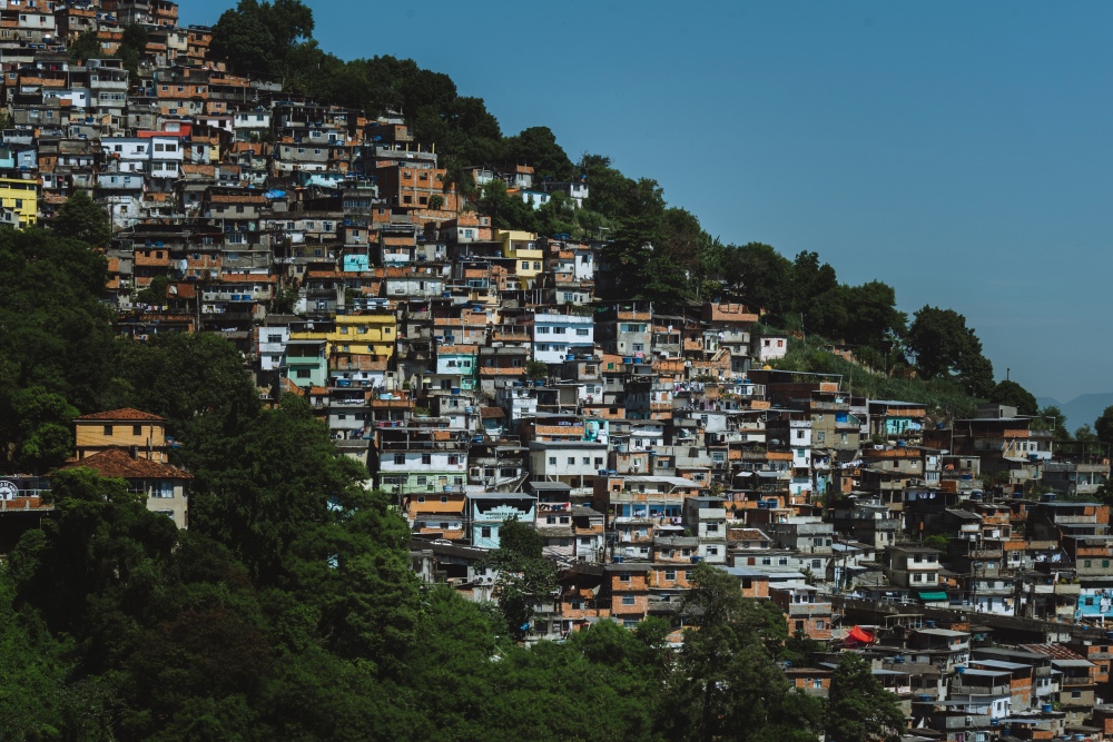 A favela in Rio de Janeiro