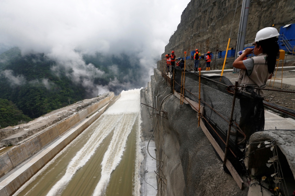 Colombia dam workers