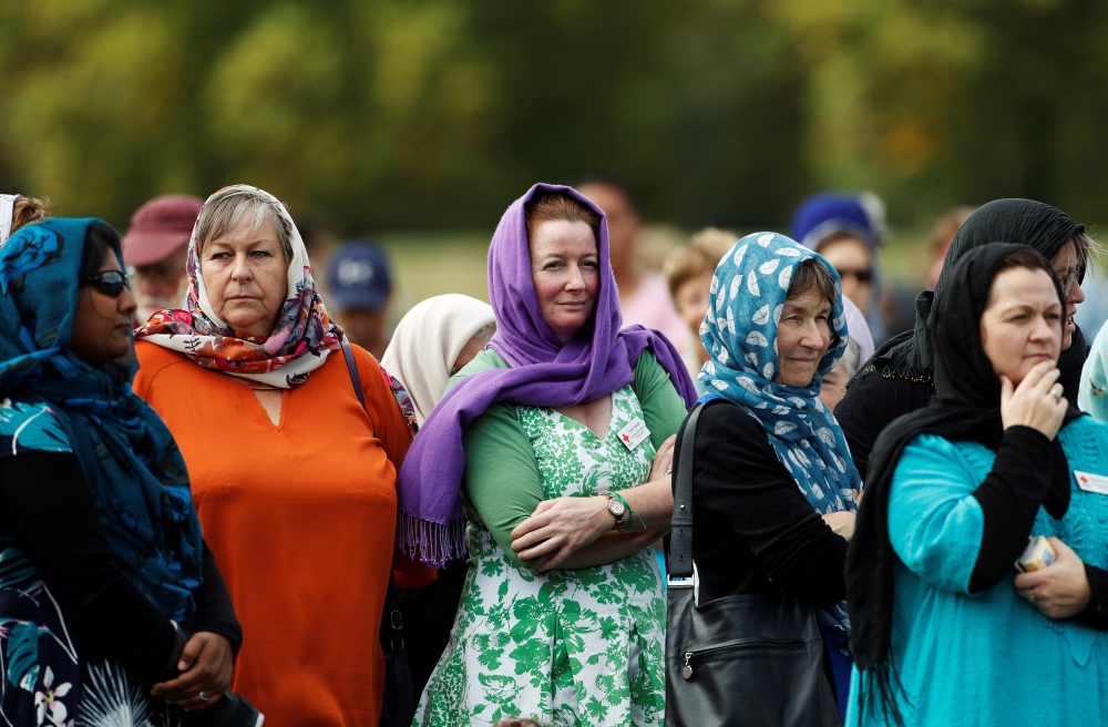 New Zealand women headscarf solidarity