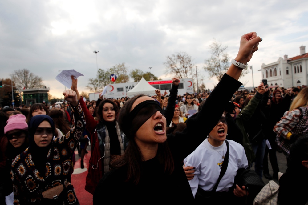 Women protests Turkey