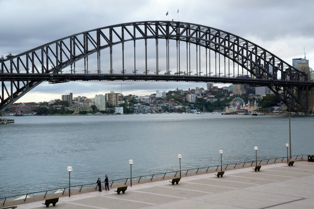 Coronavirus Australia Sydney Harbour Bridge