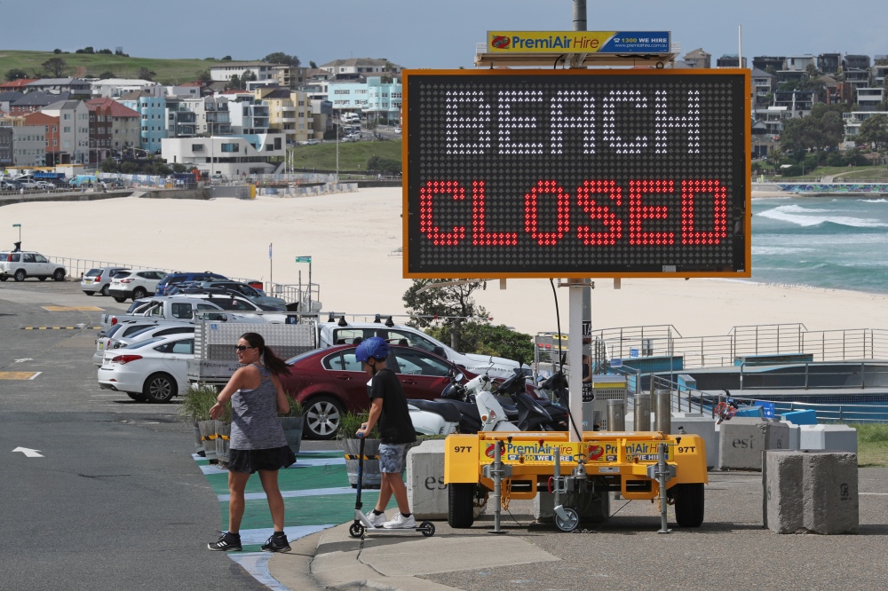 Coronavirus Australia beach closure