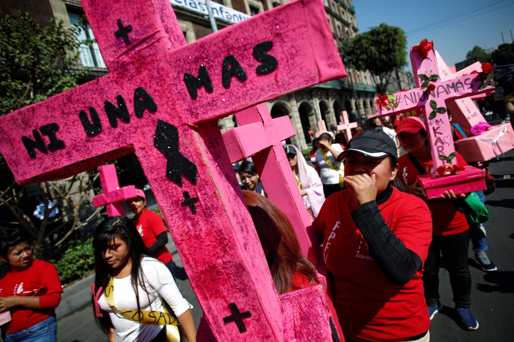 Mexico women protestors