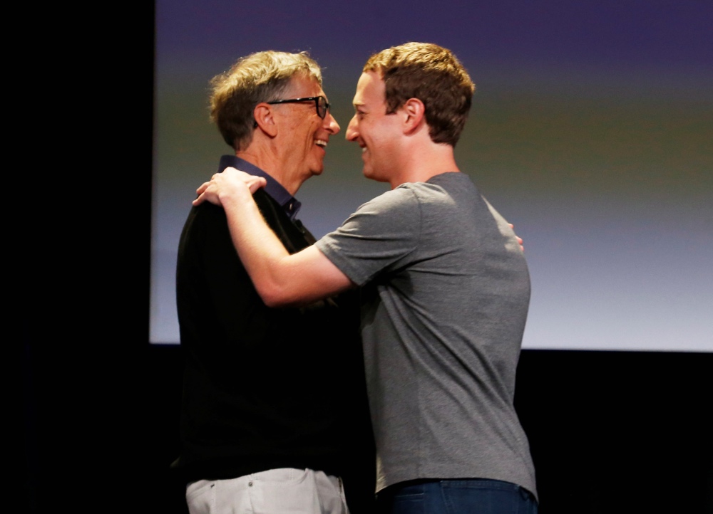 Philanthropy Gates and Zuckerberg