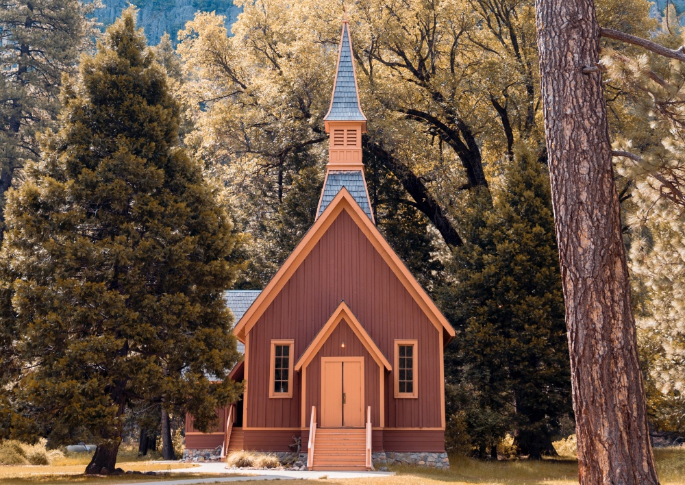 Small chapel Yosemite Valley