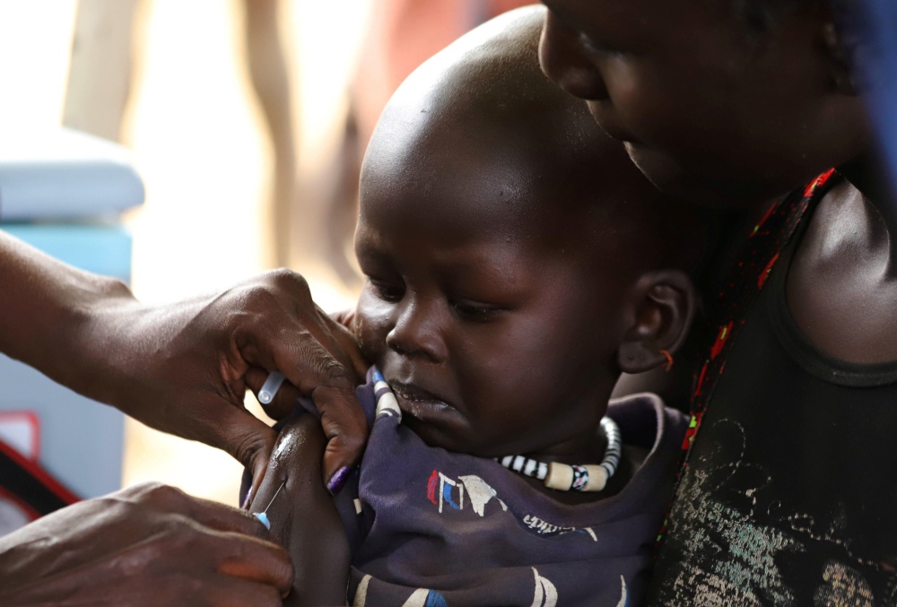 South Sudan immunisation